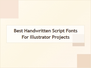 Best Free Handwritten Script Fonts for Illustrator Projects